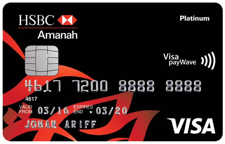Picture of Amanah Visa Platinum card