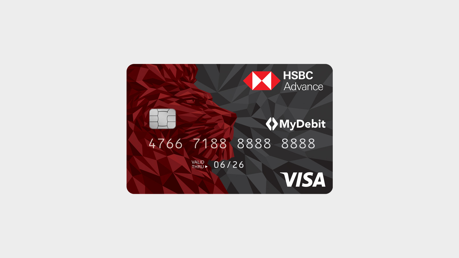 Advance Everyday Global Visa Debit Card face