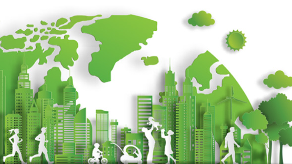nine people live in green earth; image used for HSBC Malaysia Liquid money and morality article