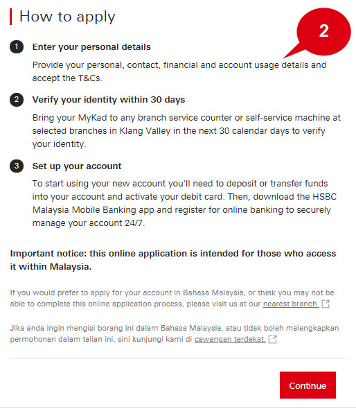 Open an HSBC Bank Account Online 24/7 Accounts HSBC MY