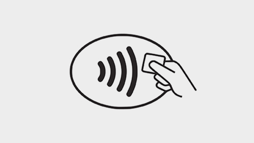 Contactless payment logo