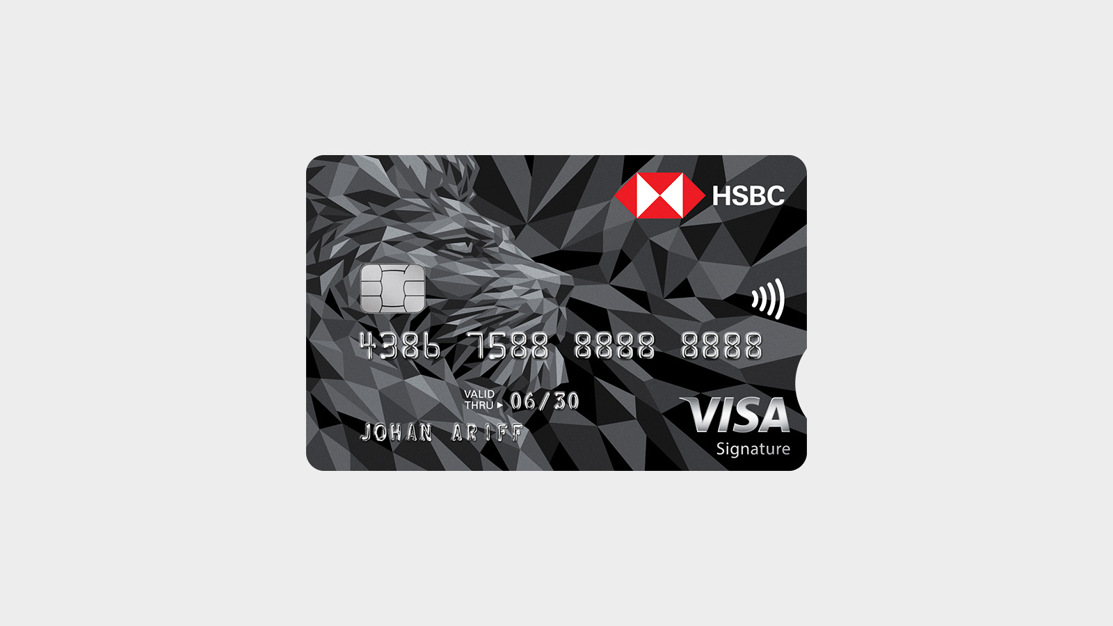 Visa Signature Credit Card face; image used for Visa Signature Credit Card