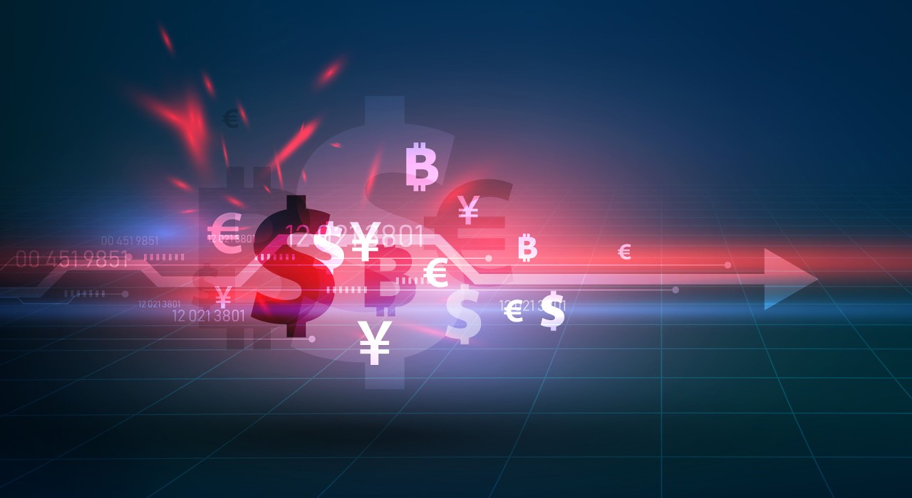 Different currency symbols; image used for HSBC Malaysia Liquid Foreign Exchange Explained article