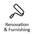 Renovation and furnishing icon