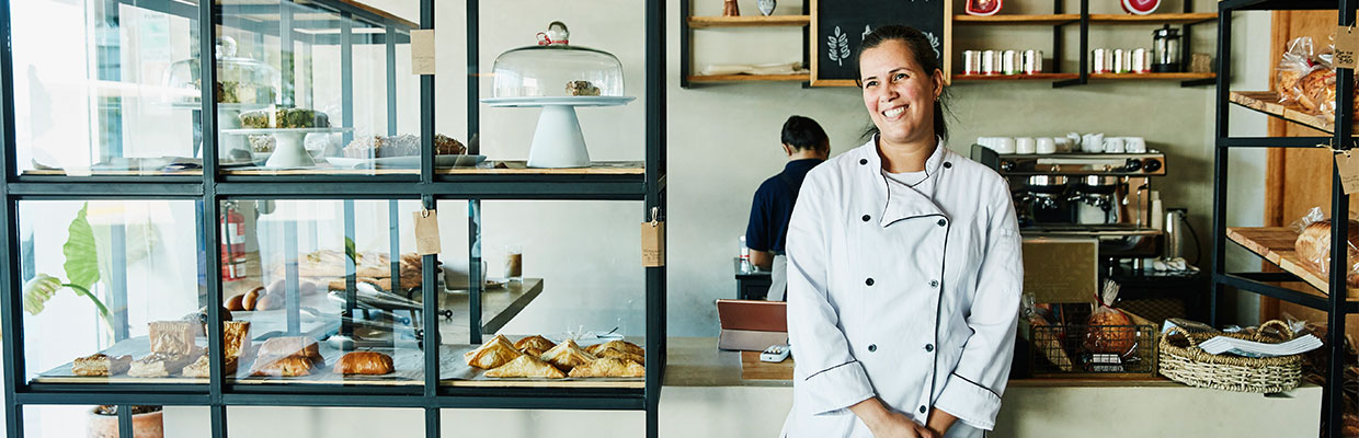 Female bakery owner; image used for HSBC Malaysia Personal Financing